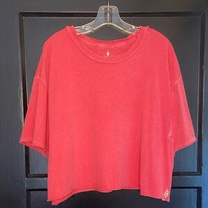 We The Free Nina Tee. Red. Size L